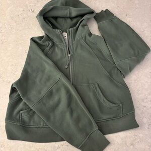 lululemon athletica Sage Green Full-Zip Hoodie